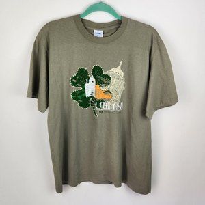 Princess Cruises Dublin Ireland Graphic Short Sleeve Tee sz L